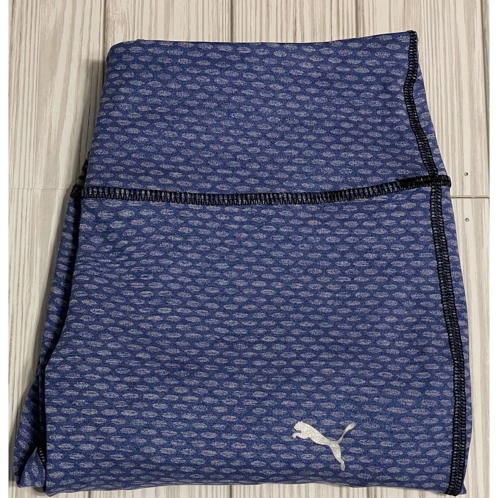Women's Puma Size Small Blue And Gray Leggings Ankle